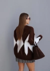 Brown Patterned Sweater
