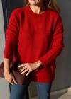 KIRMIZI Oversize Kazak