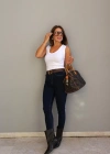 Lacivert Skinny Jean