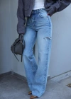 MAVİ Eskitme Detay Jean Pantolon