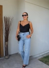 MAVİ Taşlamalı Jean Pantolon