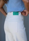 Nakış Detay Denim Pantolon