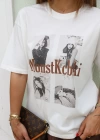 Oversize Baskılı Tshirt