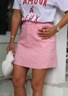 PEMBE Kalpli Etek