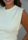 SARI Kol Taş Detay Tshirt