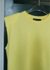 SARI Vatkalı Kolsuz Tshirt