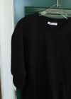 Siyah Basıc Oversize Tshırt
