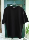 Siyah Basıc Oversize Tshırt