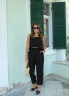 Siyah Bluz Pantolon Takım