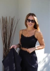 Siyah Dantel Detay Crop Atlet