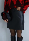 Siyah Deri Etek