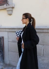Siyah Oversize Kaşe Kaban