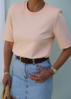 SOMON Kısa Kol Vatkalı Basic Tshirt