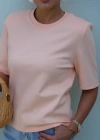SOMON Kısa Kol Vatkalı Basic Tshirt