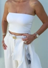Straplez Crop