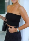 Straplez Crop