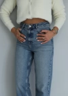 Taşlamalı Lazer Kesim Jean