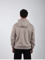 Basic Polarlı Kapşonlu Hoodie (Sweatshirt) Taş