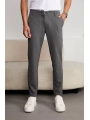 Jogger Doğal Doku Klasik Pantolon Koyu Gri