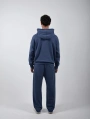 Never Too Late Kapşonlu Baggy Eşofman Takımı Mavi
