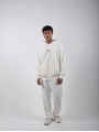 Never Too Late Kapşonlu Baggy Eşofman Takımı Beyaz