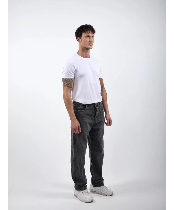 Baggy Kot Pantolon Antrasit Gri