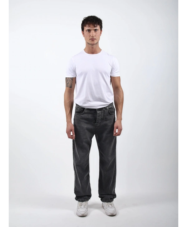 Baggy Kot Pantolon Antrasit Gri