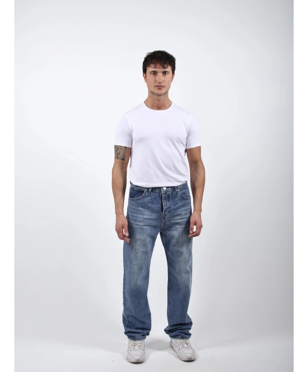 Baggy Kot Pantolon Koyu Mavi