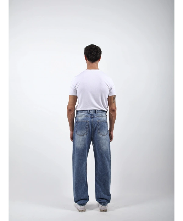 Baggy Kot Pantolon Koyu Mavi