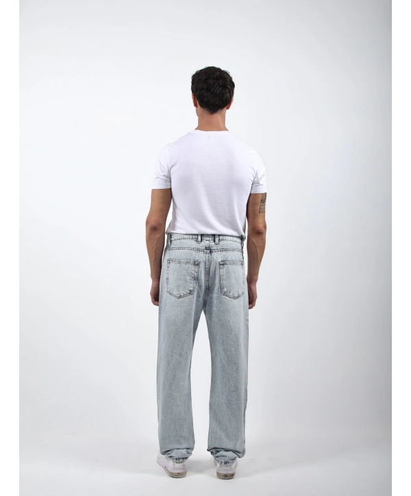 Baggy Kot Pantolon Soğuk Gri