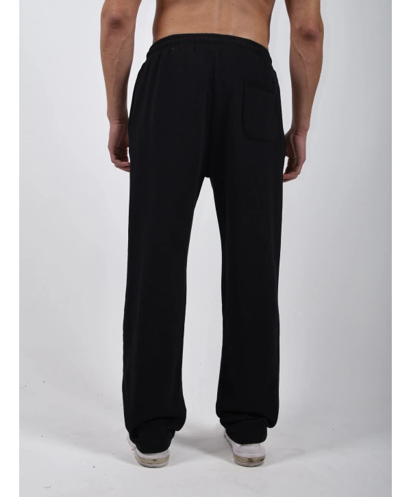 Comfort Basic Sweatshırt Baggy Eşofman Takım Siyah