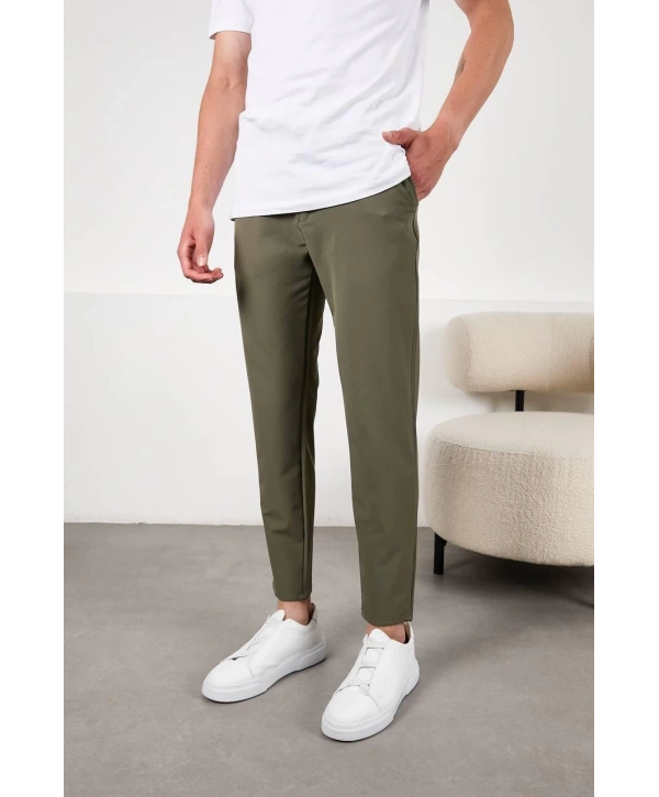 Jogger Likralı Active Pantolon Haki