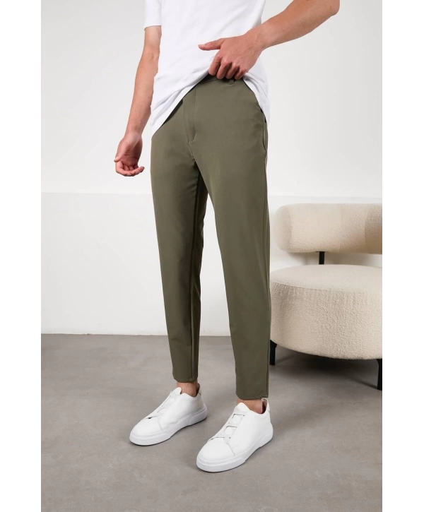 Jogger Likralı Active Pantolon Haki