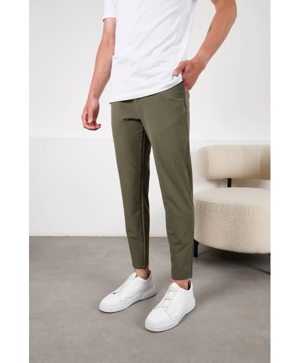 Jogger Likralı Active Pantolon Haki
