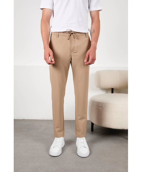 Jogger Likralı Active Pantolon Kum