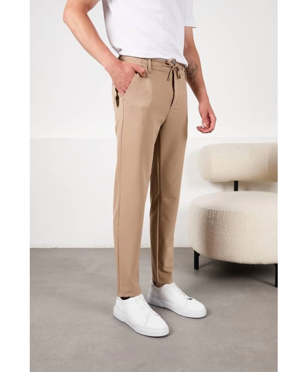 Jogger Likralı Active Pantolon Kum