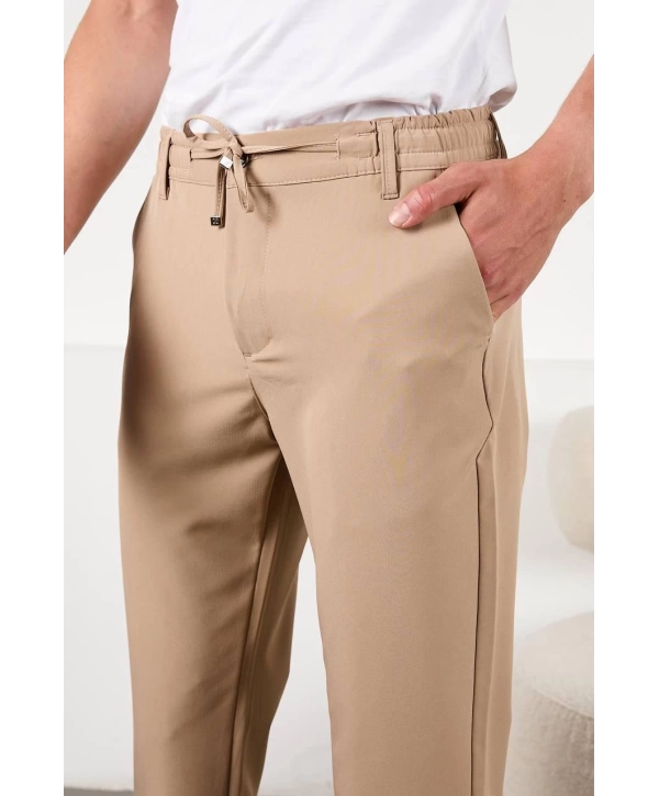 Jogger Likralı Active Pantolon Kum