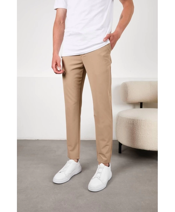 Jogger Likralı Active Pantolon Kum