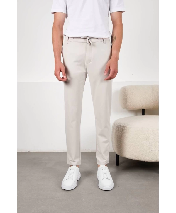 Jogger Likralı Active Pantolon Taş