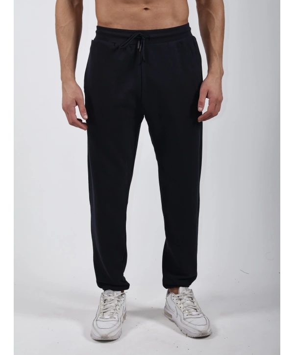 RelaxFit Basic Sweatshırt Relax Eşofman Takım Lacivert