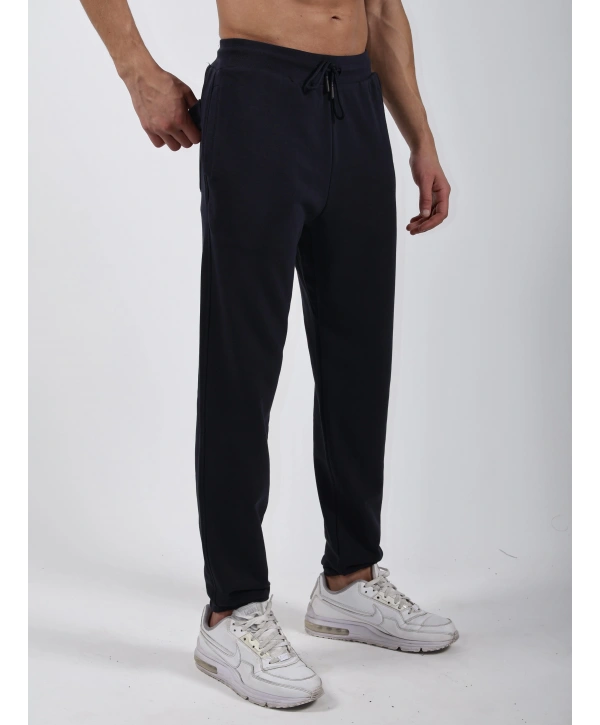 RelaxFit Basic Sweatshırt Relax Eşofman Takım Lacivert