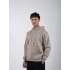 Basic Polarlı Kapşonlu Hoodie (Sweatshirt) Taş