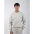 Basic Polarlı Sweatshirt Açık Gri