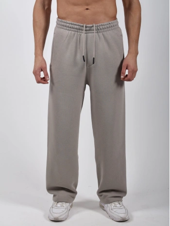 Basic Polarlı Baggy Eşofman Altı Taş