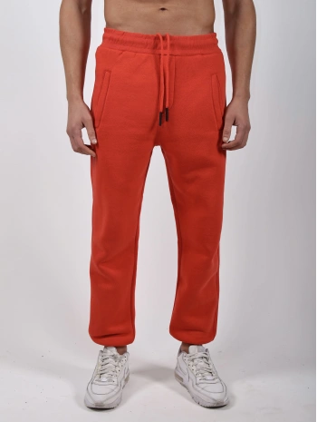 Basic Polarlı Lastikli Eşofman Altı Turuncu