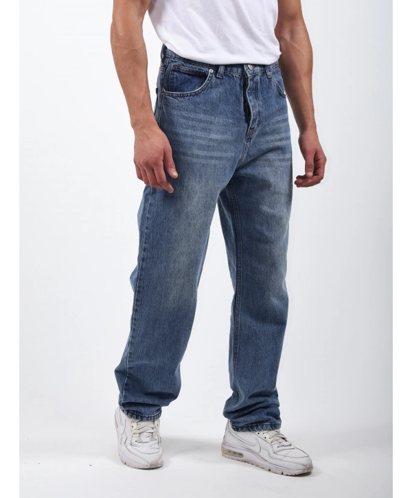 Baggy Kot Pantolon Koyu Mavi