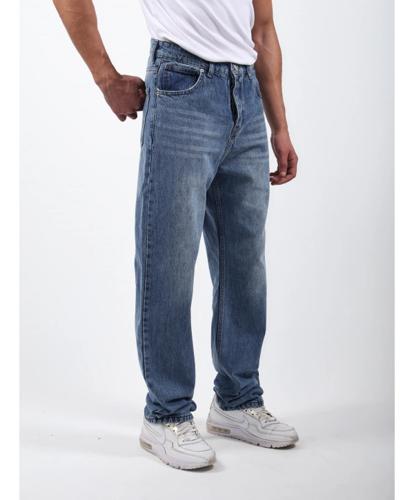 Baggy Kot Pantolon Koyu Mavi