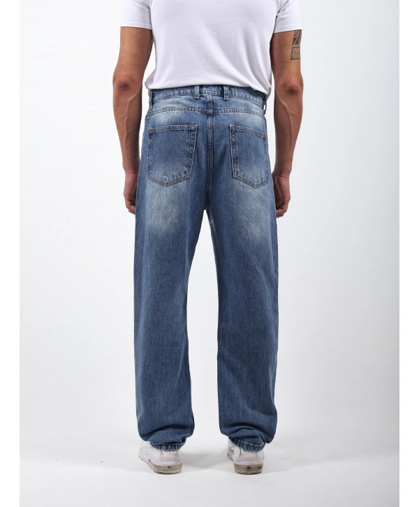 Baggy Kot Pantolon Koyu Mavi