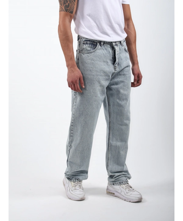 Baggy Kot Pantolon Soğuk Gri