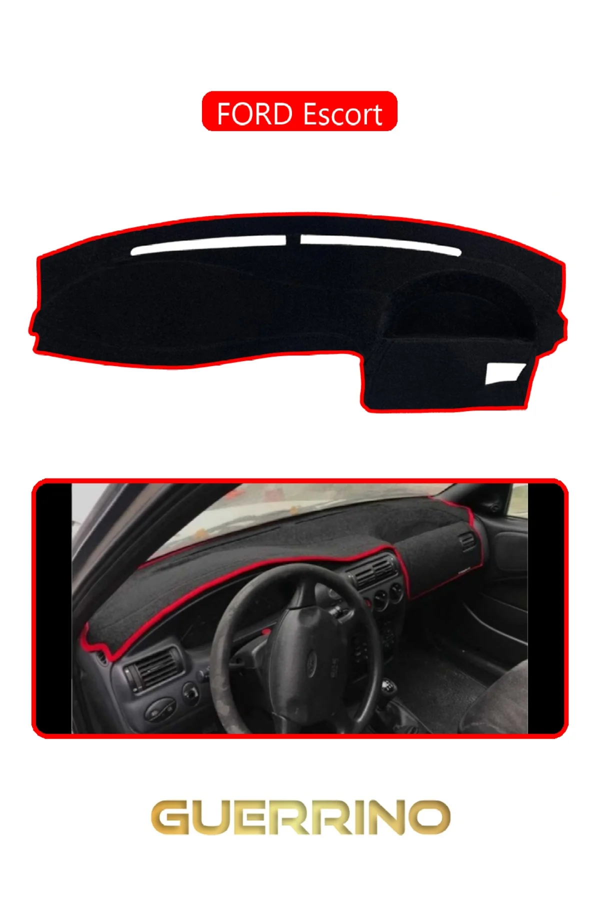 BMW E46TORPİDO KORUMA HALISI SİYAH KENAR